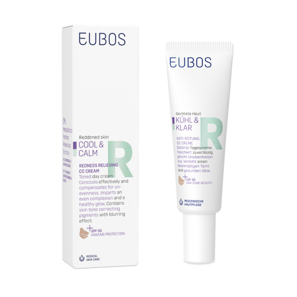 Eubos Cool & Calm Redness Relieving CC Cream SPF 50